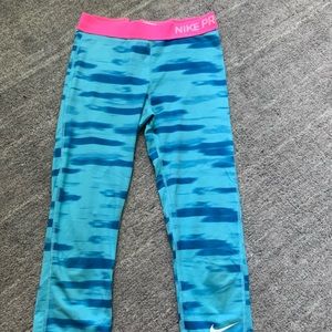 Nike Pro Cropped Leggings Girl Youth